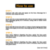 How to use Anti Aging Facial Kit